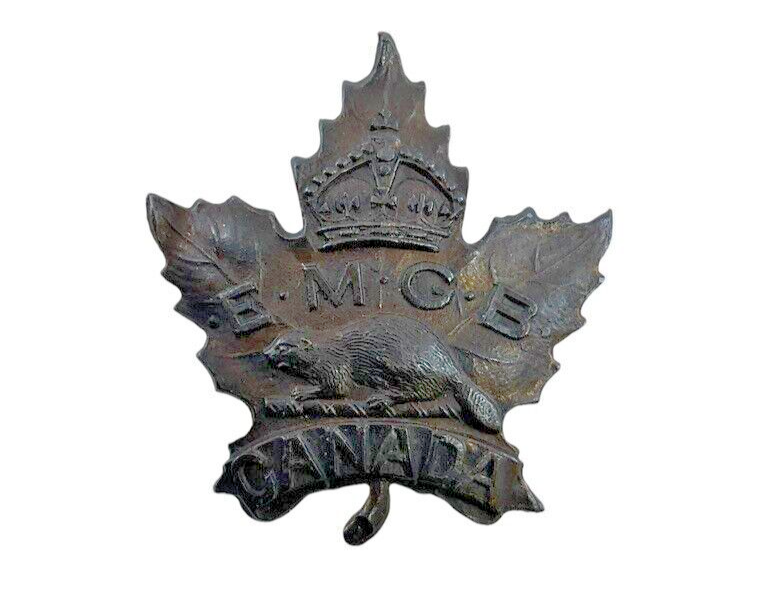 WW1 Canadian CEF Eatons Machine Gun Battery Collar Insignia Single 2 WW1 Canadian CEF Eatons Machine Gun Battery Collar Insignia Single 2