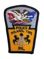 US Pulaski Township Pennsylvania Police Shirt Patch