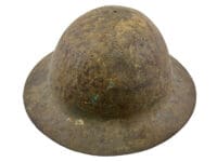 WW1 Canadian CEF Forestry Corps Painted Mk1 Brodie Raw Edge Helmet Shell WW1 Canadian CEF Forestry Corps Painted Mk1 Brodie Raw Edge Helmet Shell