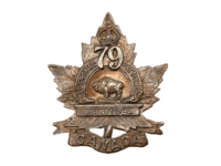 WW1 Canadian CEF 79th Battalion Collar Insignia Single