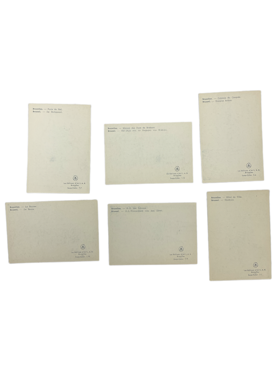 WW2 Canadian Brussels Souvenir Colour Postcard Set WW2 Canadian Brussels Souvenir Colour Postcard Set