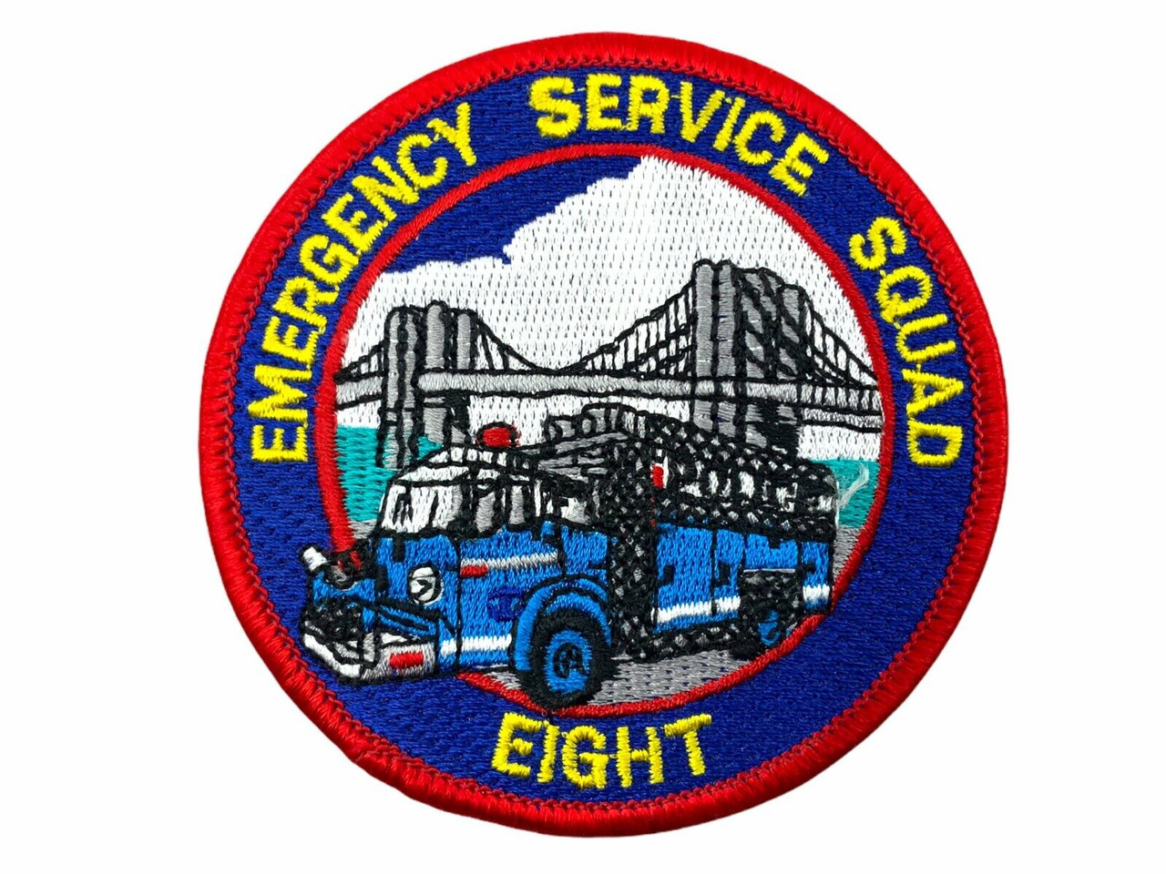 US Emergency Service Squad Eight Fire Patch US Emergency Service Squad Eight Fire Patch