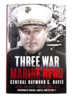 WW2 US USMC Three War Marine Hero General RG Davis Hard Cover Reference Book
