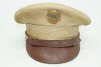 WW2 US Army Tan Visor Cap