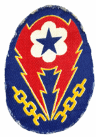 WW2 US ADSEC Advanced Base Patch SSI British Made Sleeve Patch Insignia