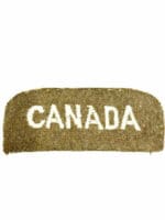 WW2 Canadian CANADA British Made Shoulder Title 2