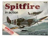 WW2 British RAF Spitfire Squadron Signal Aircraft No 39 Softcover Reference Book