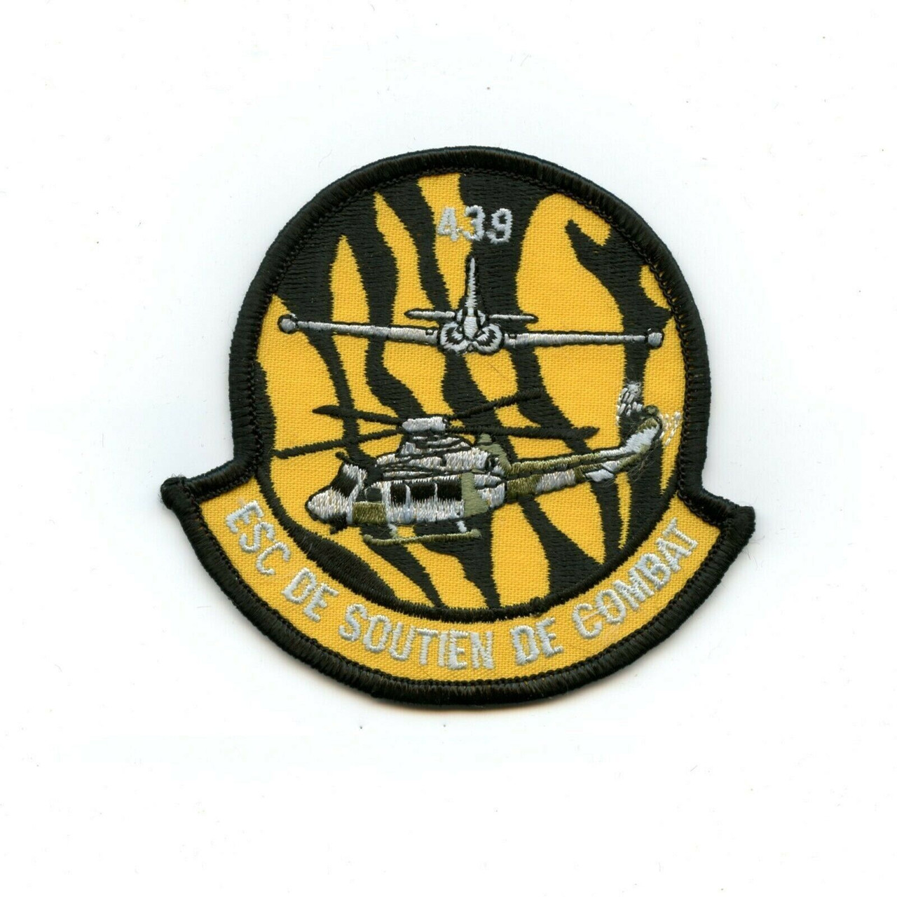 RCAF CAF Canadian 439 Tiger Stripe Squadron Colour Crest Patch RCAF CAF Canadian 439 Tiger Stripe Squadron Colour Crest Patch