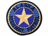 US Alaska Highway State Patrol Black Edge Police Patch US Alaska Highway State Patrol Black Edge Police Patch