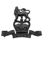 British Army Royal West Kent Regiment Officers Bronze Cap Badge