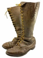 WW1 British BEF Canadian CEF Cavalry Drivers High Top Boots Footwear