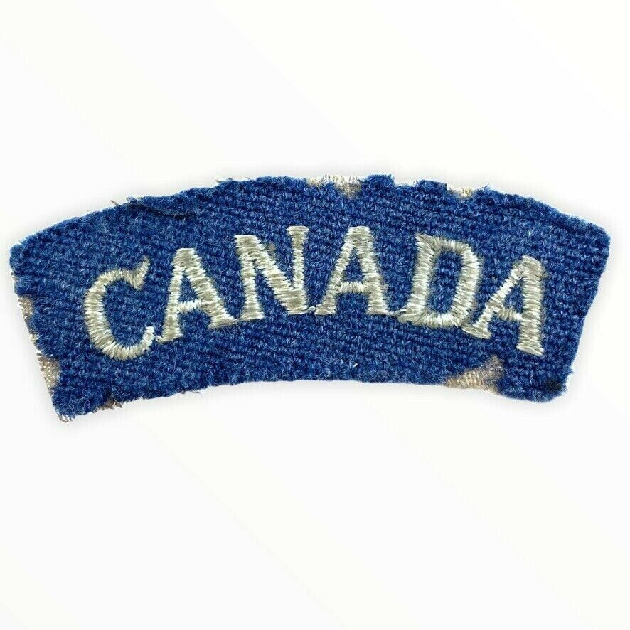 WW2 Canadian RCAF Officers CANADA Single Shoulder Title WW2 Canadian RCAF Officers CANADA Single Shoulder Title