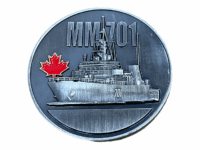 Canadian Forces RCN Navy HMCS Glace Bay MM701 Challenge Coin 1996