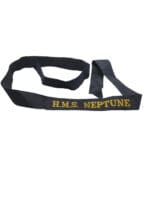 British Royal Navy HMS Neptune Cap Tally Full Length