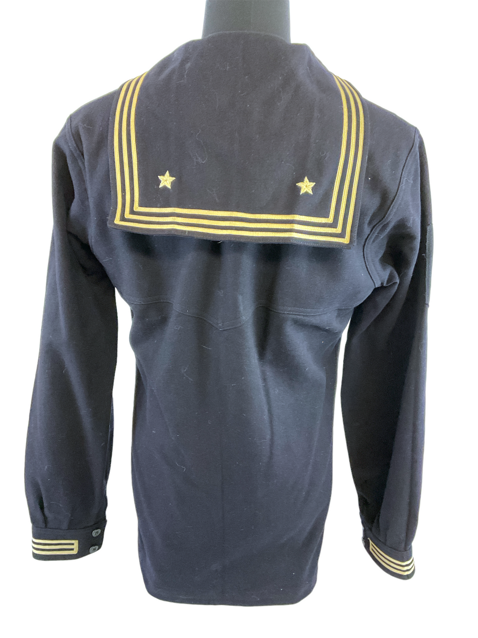 WW2 US USN Navy Seabees Jumper With Insignia Named & Ruptured Duck WW2 US USN Navy Seabees Jumper With Insignia Named & Ruptured Duck