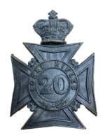 Canadian Militia 20th Lorne Rifles Helmet Badge Canadian Militia 20th Lorne Rifles Helmet Badge