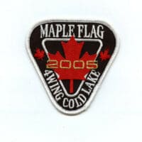 RCAF CAF Canadian 4 Wing Cold Lake 2005 Maple Flag Colour Crest Patch