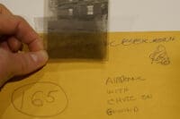 WW2 British Airborne Para with Chute on Ground Original Negative #165