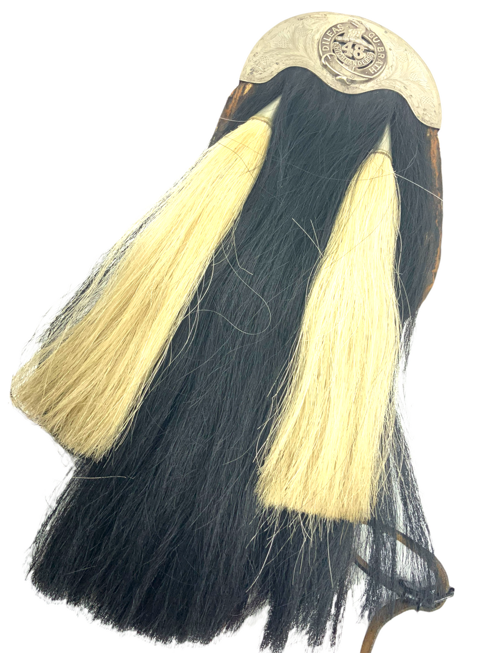 WW1 Canadian CEF 48th Highlanders Officers Silver Hair Sporran Maker Marked WW1 Canadian CEF 48th Highlanders Officers Silver Hair Sporran Maker Marked