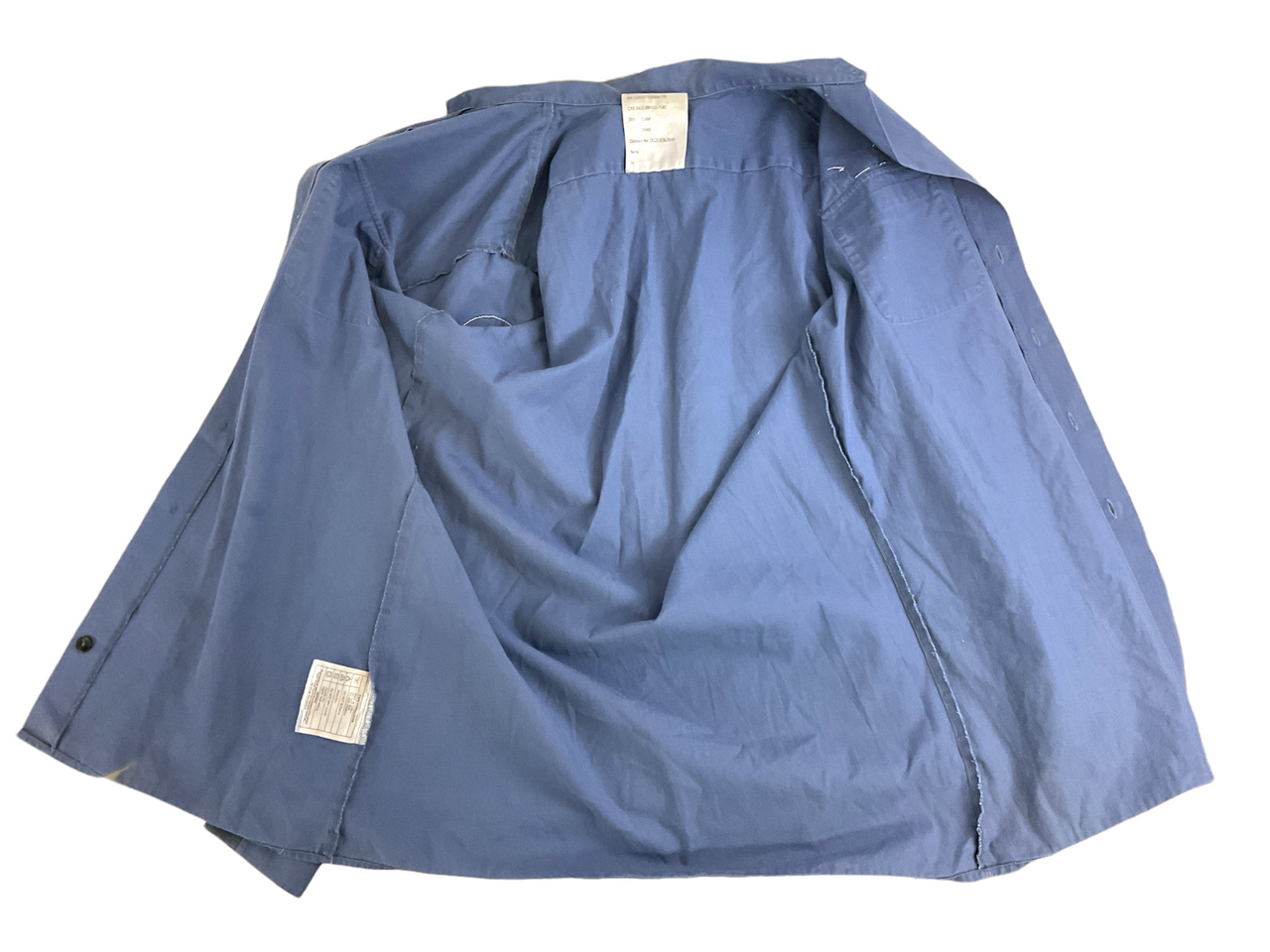 British RN Navy Flight Deck Mans Working Dress Shirt Size 38/40 British RN Navy Flight Deck Mans Working Dress Shirt Size 38/40