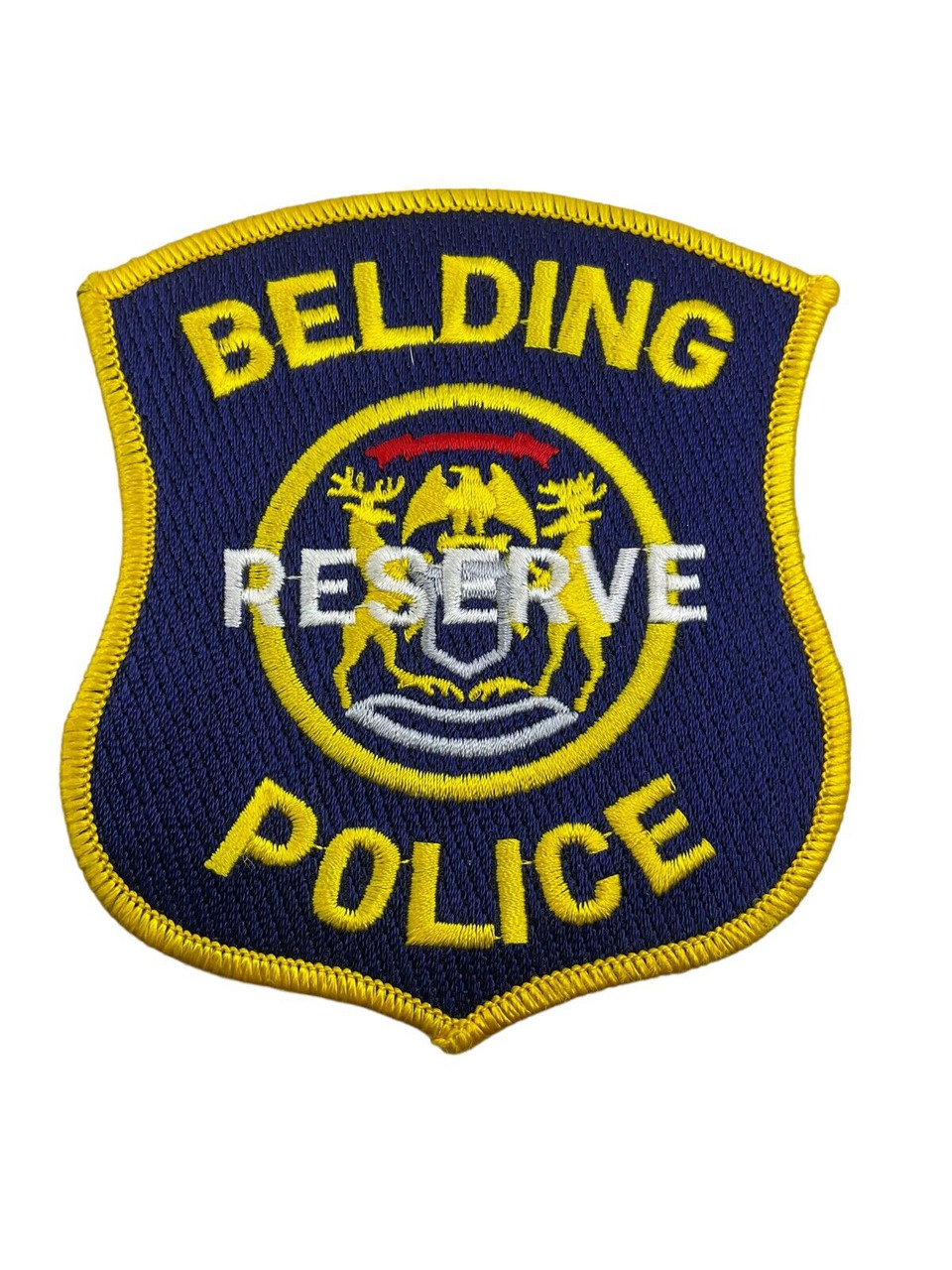 US Belding Michigan Reserve Police Patch US Belding Michigan Reserve Police Patch
