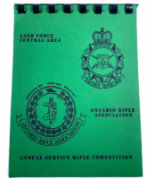 Canadian Forces Land Force Central Area Ontario Rifle Assn SC Reference Book