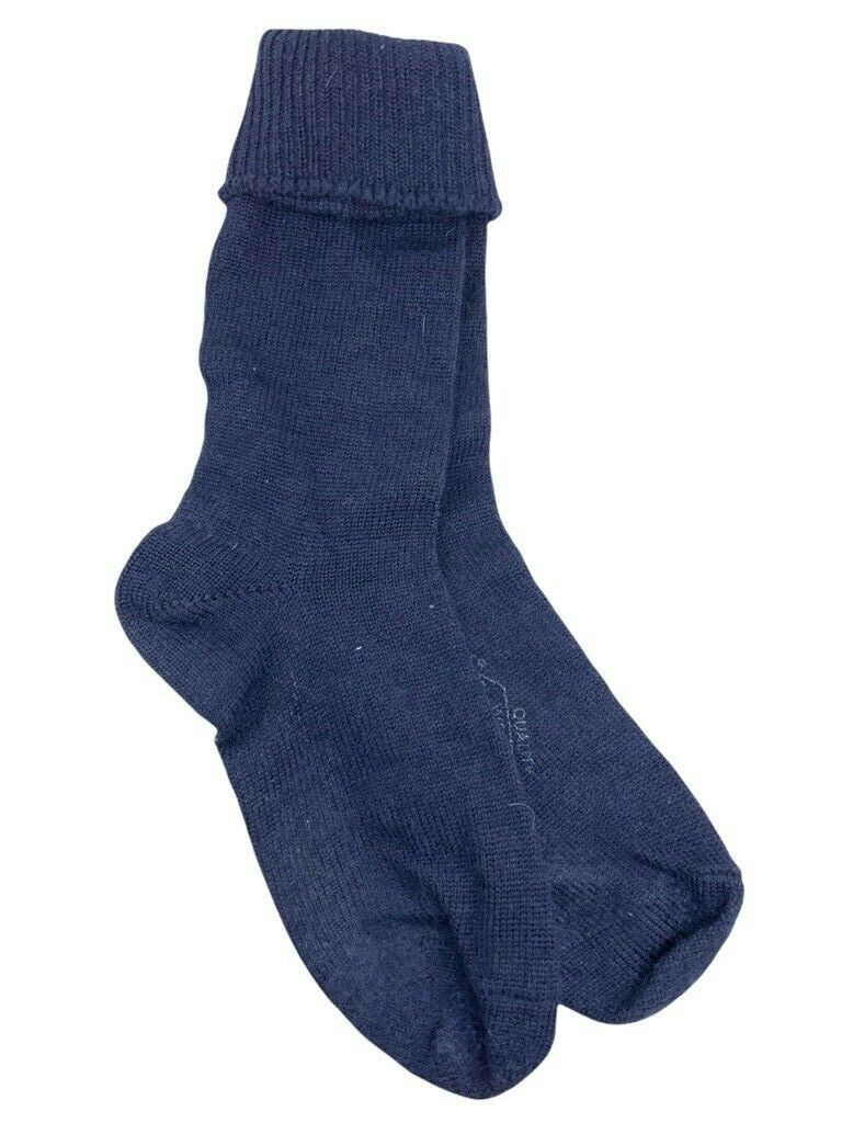 WW2 Canadian Navy RCN Blue Wool Socks WW2 Canadian Navy RCN Blue Wool Socks