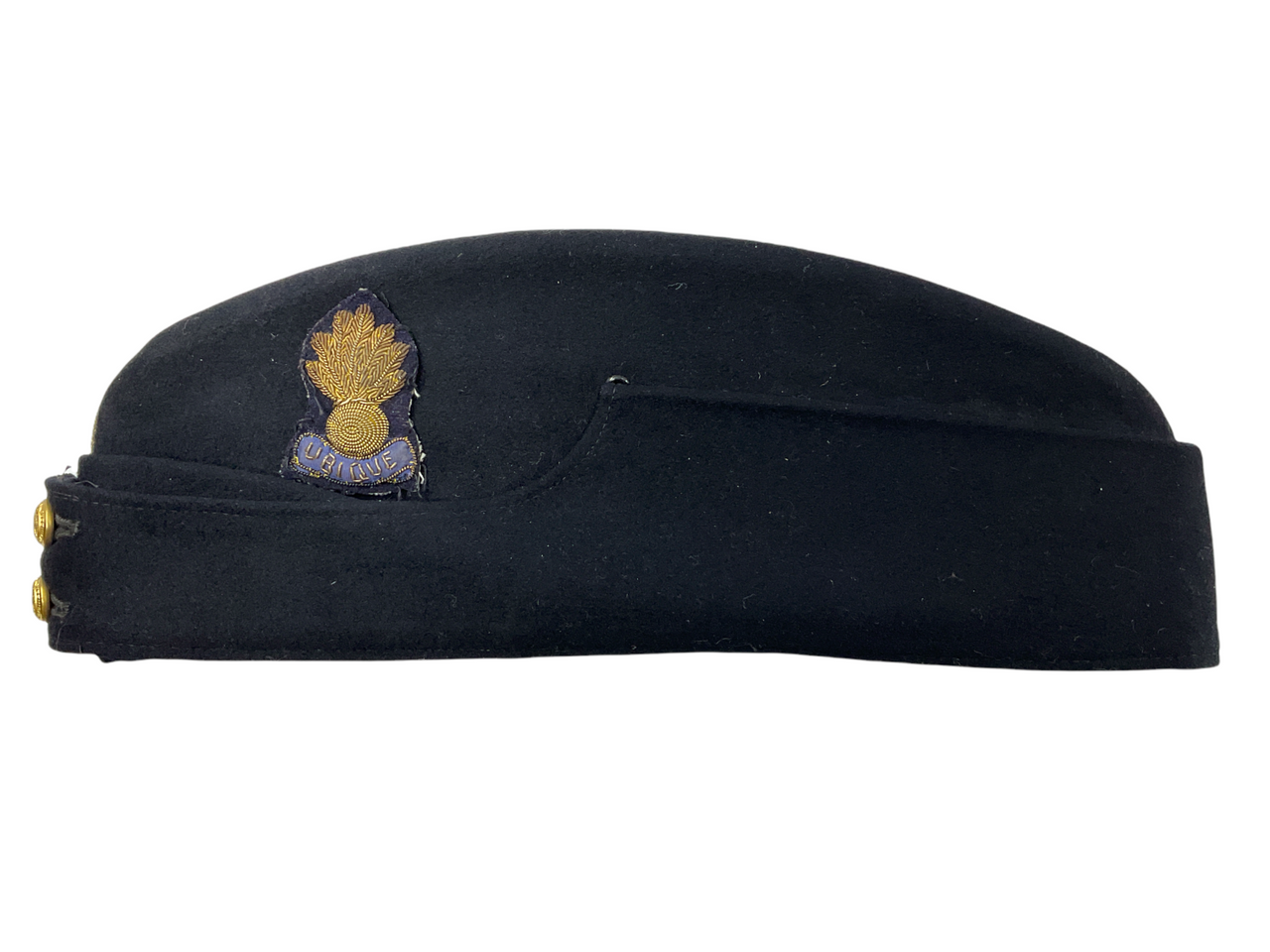 WW2 Canadian RCE Engineers Coloured Field Service Wedge Cap Size 7 1/8 Scully WW2 Canadian RCE Engineers Coloured Field Service Wedge Cap Size 7 1/8 Scully