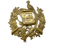 British Allied Chile Chilian Army Cap Badge w/ Screw Post