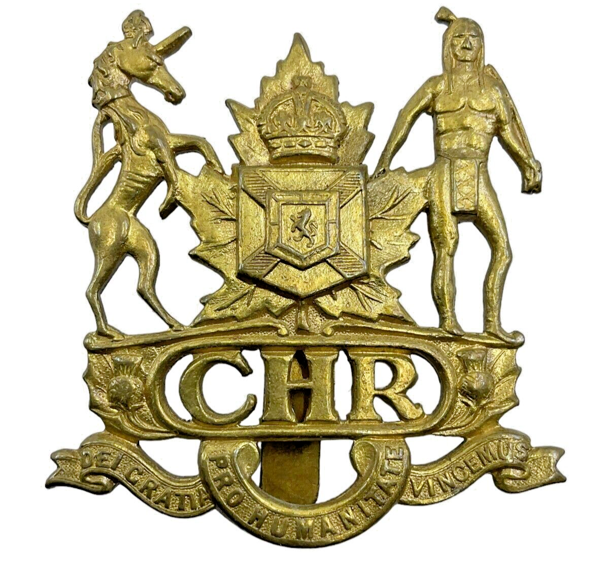 Canadian Colchester and Hants Regiment Cap Badge Canadian Colchester and Hants Regiment Cap Badge