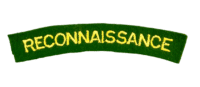 WW2 British Reconnaissance Corps Cloth Shoulder Title
