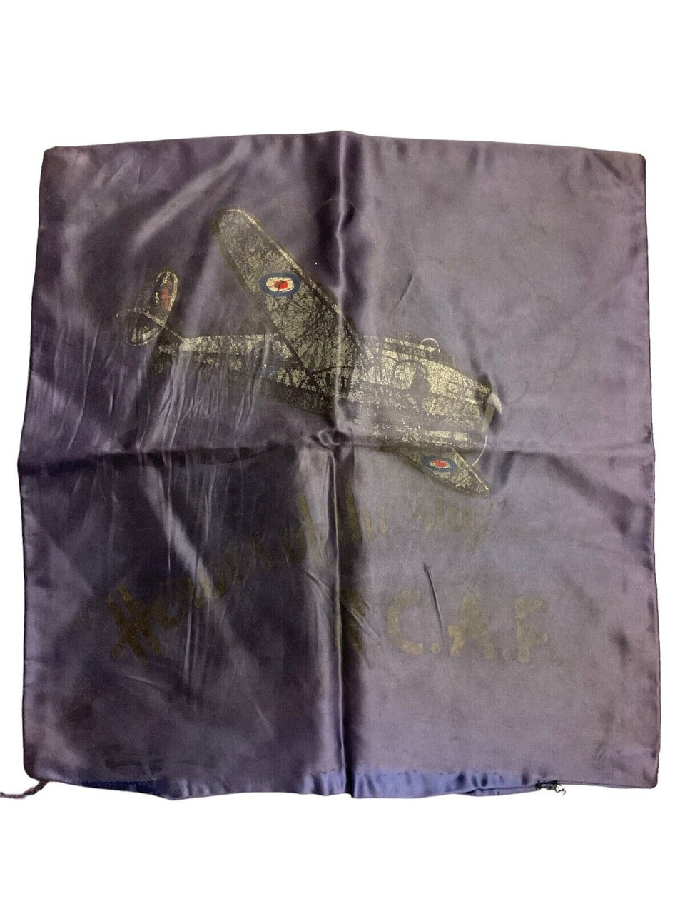 WW2 Canadian RCAF Sweetheart Pillow Hero's Of The Sky WW2 Canadian RCAF Sweetheart Pillow Hero's Of The Sky