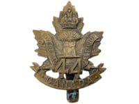 WW1 Canadian CEF 44th Battalion 44A Cap Badge