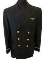 US USN Navy Aviator Named Jacket w/ Bullion Pilots Wing & Storage Bag