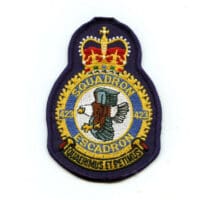 RCAF CAF Canadian 423 Squadron Heraldic Colour Crest Patch
