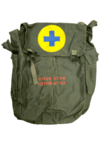 Canadian Civil Defense Medic Medical Shoulder Bag Intubation 15 x 17 Inches