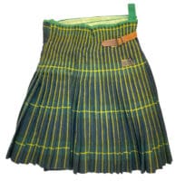 British Canadian HLI Highland Light Infantry Tartan Kilt Waist 30 Drop 24 1/2