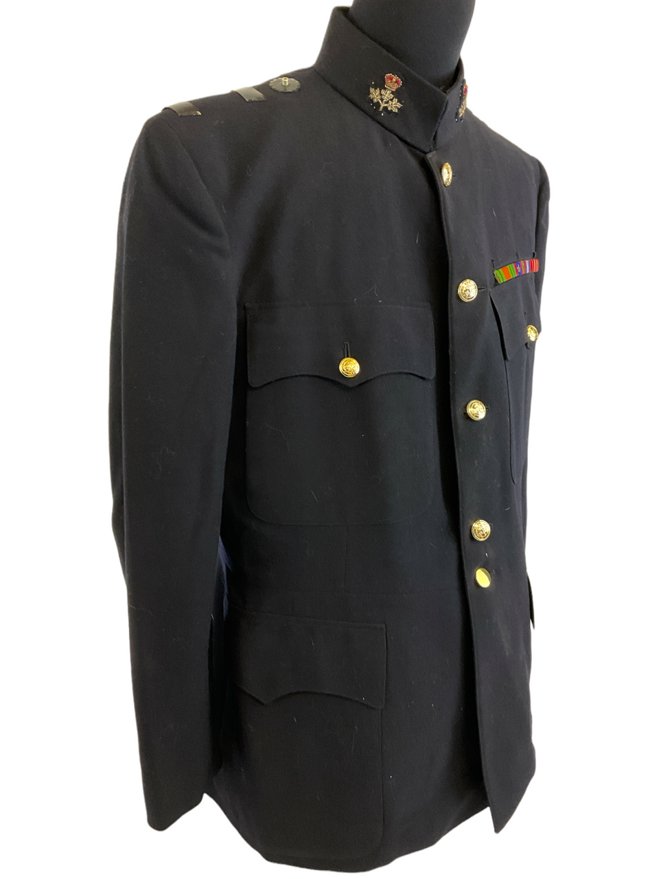 Canadian Guards Officers Patrol Blue Jacket Tunic Named & Dated 1966 Size 38 Canadian Guards Officers Patrol Blue Jacket Tunic Named & Dated 1966 Size 38