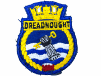 Canadian Sea Cadet RCSC Ships Crest Dreadnaught Patch Canadian Sea Cadet RCSC Ships Crest Dreadnaught Patch
