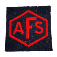 WW2 British Auxiliary Fire Service AFS Cloth Sleeve Patch Insignia