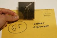 WW2 British Airborne Para Cables and Brackets Original Negative #65