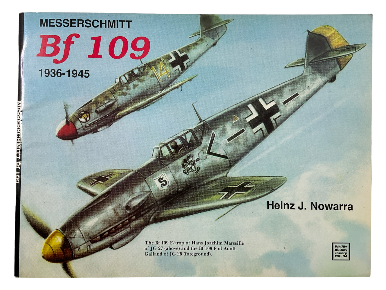 WW2 German Messerschmitt Bf 109 Schiffer Soft Cover Reference Book WW2 German Messerschmitt Bf 109 Schiffer Soft Cover Reference Book
