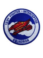 US USAF 123rd Fighter Interceptor Squadron Patch