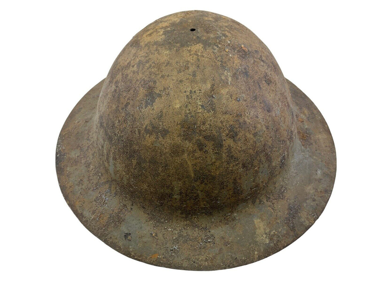 WW1 Canadian CEF Forestry Corps Painted Mk1 Brodie Raw Edge Helmet Shell WW1 Canadian CEF Forestry Corps Painted Mk1 Brodie Raw Edge Helmet Shell