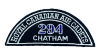 Canadian RCAC Air Cadets 294 Chatham Shoulder Title Insignia Patch Canadian RCAC Air Cadets 294 Chatham Shoulder Title Insignia Patch