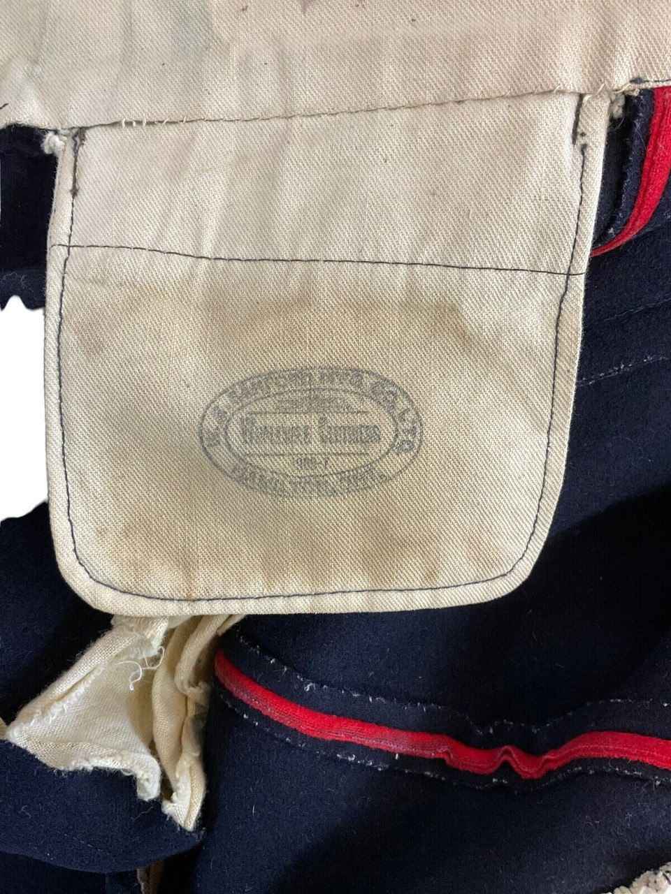 Canadian 1902 Pattern Royal Canadian Regiment Marked Red Piped Trousers OR's Canadian 1902 Pattern Royal Canadian Regiment Marked Red Piped Trousers OR's