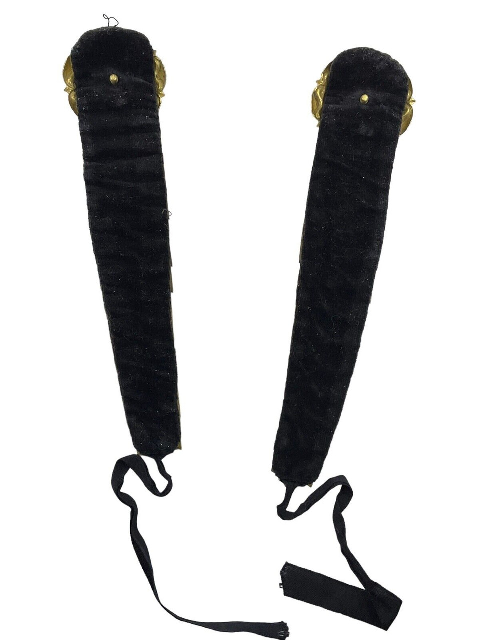 Victorian British 1834 Pattern Dragoon Officers Helmet Chin Scales & Rosettes Victorian British 1834 Pattern Dragoon Officers Helmet Chin Scales & Rosettes