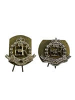 British RMP Royal Military Police Staybright Collars Insignia Pair British RMP Royal Military Police Staybright Collars Insignia Pair
