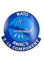 US USAF NATO AWACS E-3A Component Squadron Sticker US USAF NATO AWACS E-3A Component Squadron Sticker