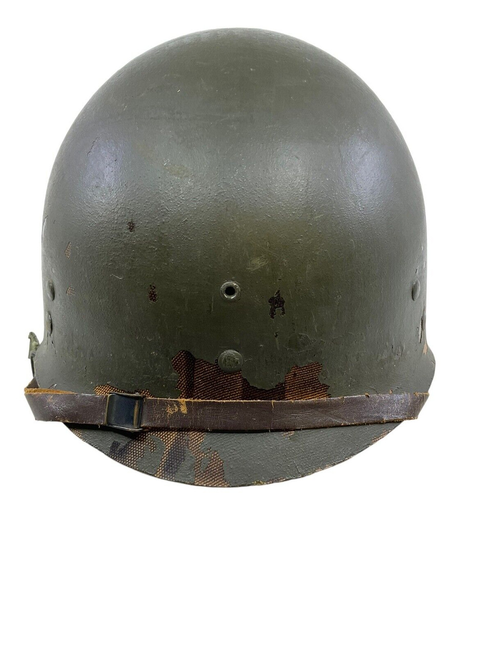 WW2 US M1C Airborne Helmet With Rigger Converted Liner & Chinstraps WW2 US M1C Airborne Helmet With Rigger Converted Liner & Chinstraps